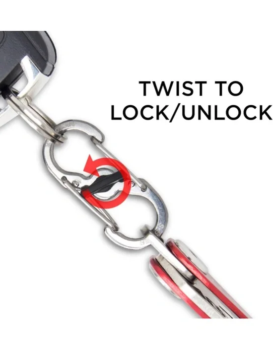 KeySmart Red Compact Key Organizer & Accessory Bundle - Picture 7 of 11